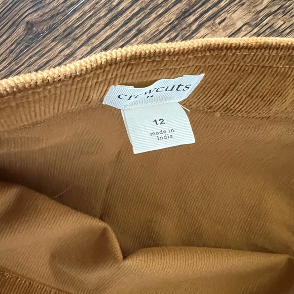 Girls J.Crew Factory Camel Corduroy A-Line Skirt - Picture 6 of 6